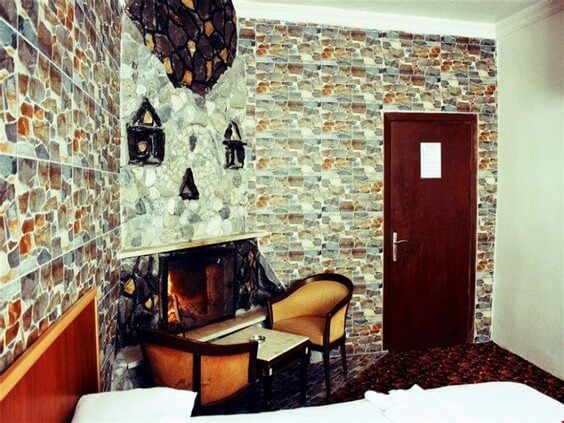 Abant Dere Otel Şömineli Oda Resimleri