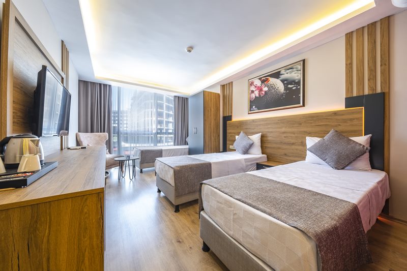 Rush Hotel Istanbul Esenyurt Standart Üç Kişilik Oda Resimleri