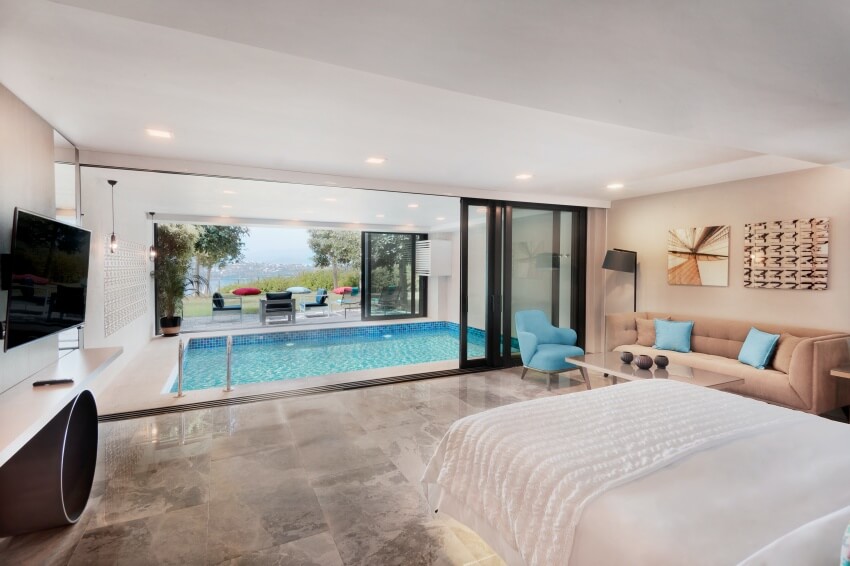 Le Meridien Bodrum Beach Resort Indoor Pool Suite Resimleri